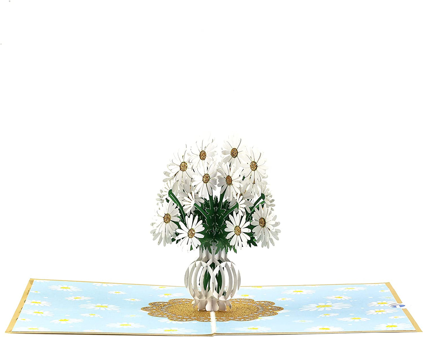 Pop up Card, Greeting Card, Daisy Bouquet Flowers, for Mother'S Day, Fathers Days, Anniversary Card, Birthday Card, Love Card, Valentine Cards, Thank You Card, All Occasions