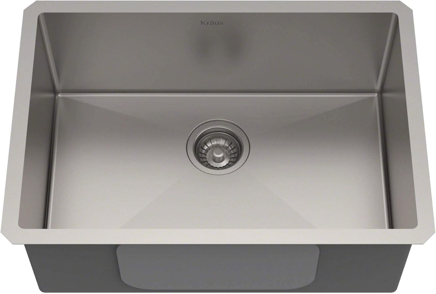 KRAUS Standart PRO 28-Inch 16 Gauge Undermount Single Bowl Stainless Steel Kitchen Sink, KHU100-28