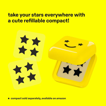 Starface Hydro-Star® Hydrocolloid Pimple Patch, Vegan, Cruelty-Free Skincare (Black, 96 Count)